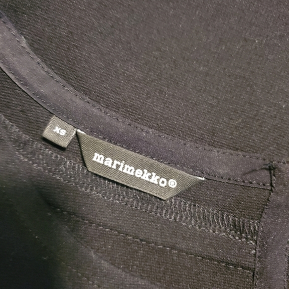 EC Marimekko Black Ponte-Knit Fitted Dress Size XS, Classic, Business - Picture 9 of 13